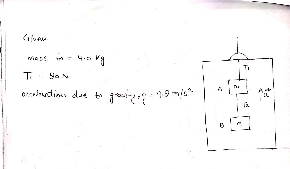 Physics homework question answer, step 1, image 1